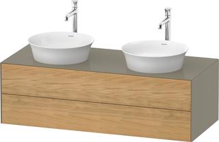 Duravit WT-Unterschrank White Tulip 130x55cm, 2 La, E Nat StG g, k Ein/m Be