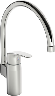 Hansa SPT-EHM HANSAPINTO Eco 4,2 l/m., schwenkb., Ausl. 178mm, chrom
