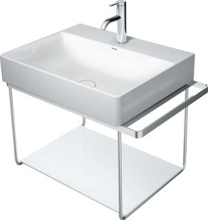 Duravit Metallkonsole DuraSquare 66,5x45cm, wandhängend, chrom