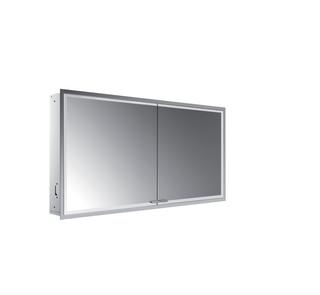 EMCO Unterputz-Lichtspiegelschrank prestige 2 1315 x 666 mm, aluminium