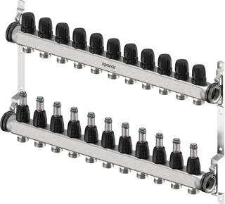 Uponor Vario S Verteilerbalken FM 11xG3/4 Euro - G1