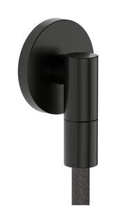 hansgrohe Wandanschluss Fixfit Fine m Rückflussverh., S, rd, brush. bla vc