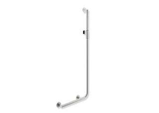HEWI Winkelgriff System 900 1250x450mm, ES gs, sw, 32mm, m Mag.halte