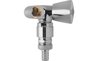 ASW Zapfhahn-Anschlussventil MS vc, 1/2", m RB, RV, Schl.-Verschrbg.