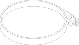 BOSCH Ersatzteil TTNR: 8738805001 Schlauchschelle NRG (3x) everp