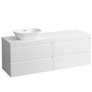 Laufen Waschtischp mit Unterschrank LANI 157x58x49,5cm, m AS L, Pl. Grau, Multic.