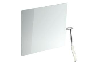 HEWI Kippspiegel 725x741x73mm, Hebel rechts, reinweiß