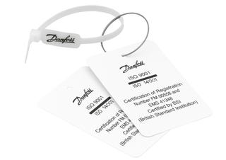 Danfoss Kennschild und Bänder MSV-Serie, 10 Stück