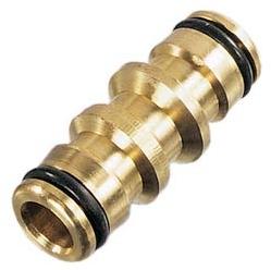 HAAS Universal-Verbindungsstück Messing, für 1/2" und 3/4" Schläuche