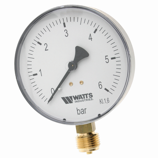 Watts Manometer MDR 100/16, 0-16 b Kl. 1,6, rad., DN 100