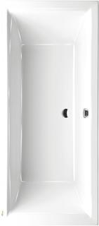 Polypex Rechteck-Badewanne SIENA 1800 180x80cm, umbrabraun