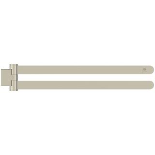 IS Handtuchhalter Conca 44,7cm, doppelt, silver storm