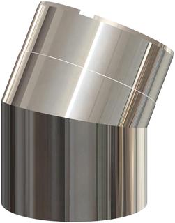 MHG Doppelrohrbogen 30Gr, AW, DN 110/160, PP/Edelstahl blank