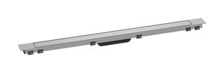 hansgrohe RainDrain Match + Duschrinne 1000mm, Edelstahl gebürstet, Fertigset