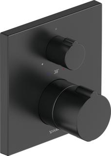 Duravit Fertigmontageset C.1 UP-Br-THM, eck, 1 Verb, Abstellv, sw ma