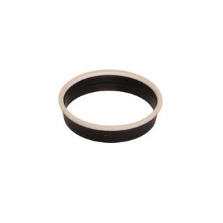 KÖRO Keildichtung 1 1/2" Schwarz-Weiß, m. harter Oberkante