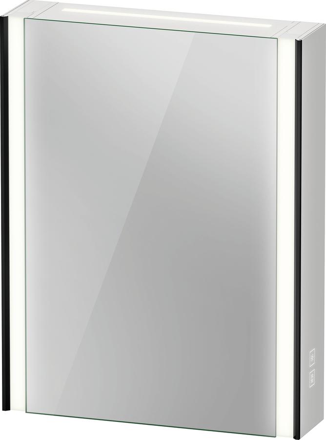 Artikelbild 1 des Artikels „Duravit Universal-Spiegelschrank XViu 62x15,6x80cm, 1 T, Anschl re, sw matt Anschlag rechts | schwarz matt“