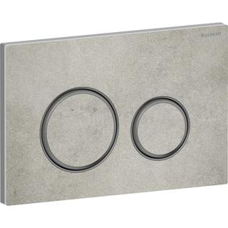 Geberit Betätigungsplatte Sigma21 Round Pl/T vc, Beton, Rg SW-ch, f 2-Mg-Spül.
