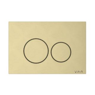 VitrA Betätigungsplatte Origin 244x9x165mm, ABS, Gold gebürstet