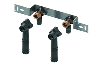 TECE Montageeinheit TECElogo Push 16mmxRp 1/2, RG/Si-Bronze, Stichm. 150mm
