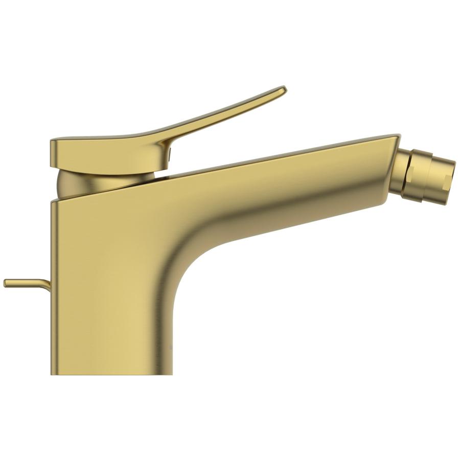 Artikelbild 1 des Artikels „IS Bidet-Einhebelmischer Conca Ausl. 133mm, m Abl.-Garnitur, brush. gol brushed gold“