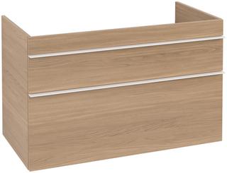 V&B Waschtisch-Unterschrank Venticello 95,3x59x50,2cm, B re, Gr. wh., elm Imp.