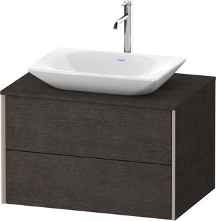 Duravit Waschtisch-Unterschrank XViu 80x55x50,9cm, E d geb, 2 La, Champ. m