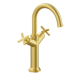 VitrA WT-Zweigriffarmatur Origin Classic f fr Auf.sch, o Abl., Oberfl. gol geb.