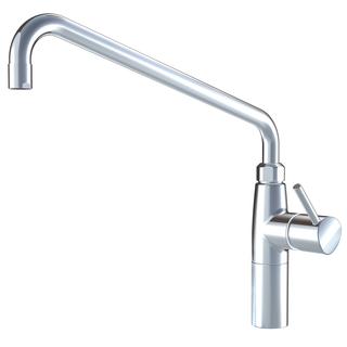 KWC Spültisch-Einhebelmischer GASTRO A 450mm, vc, S. 100mm, Schwenka., Profik