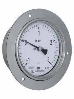 AFRISO Rohrfeder-Industriemanometer RF160I -1/+5bar G1/2B ax exz Kl.1,0 D431