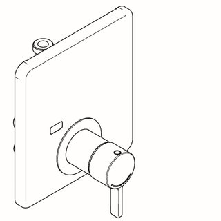 AR Thermostatbatterie, F5, EHM, UP, Umrüstung AQRM688/698, Hygieneeinheit