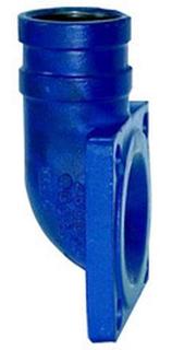 KSB Anschlusskrümmer DN 80/B 75, m Flansch/Schlauchanschl, GG