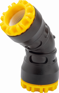 Plasson Winkel G-PLASS 40mm, Gas 10 b, 45Gr, mit 2 Stützhülsen