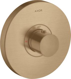 hansgrohe Fertigset ShowerSelect HF UP-Thermostat, rund, brushed bronze