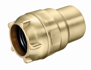 BEULCO PE-Übergangsstück 11110 Messing, 1 1/2" IGx50mm, ohne Stützrohr