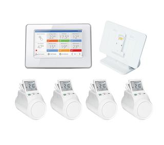 Resideo evohome XL Starter Paket WiFi, Bedieng, 4x HK-Reg. u. 1 Tischst.