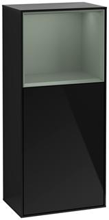 V&B Seitenschrank Finion 41,8x93,6cm, r, Rg o Oli. m, glo bla Lac