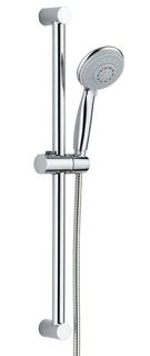 AQVAZONE Brausegarnitur AQVA BASIC II 1-strahlig, chrom, 60cm, mit Handbrause
