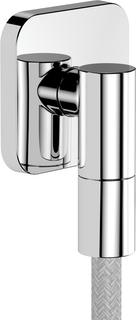 hansgrohe Wandanschl. Axor W. outlet F m Rückflussverh., softsquare, chrom