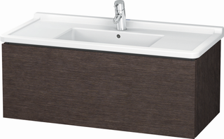 DU WTU wandh. L-Cube 469x1020x408mm 1 Ausz.,030410,eiche dunkel geb. ES Nussb