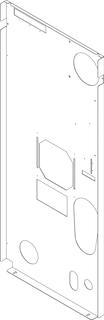 BOSCH Ersatzteil TTNR: 8738804938 Rückwand CLA-1 150 (r) everp