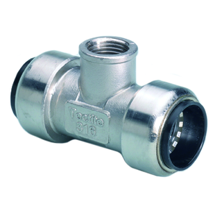AIPS T-Stück VSH Tectite TS130 G 35mmxRp 1/2x35mm, Edelstahl, IG, lösbar