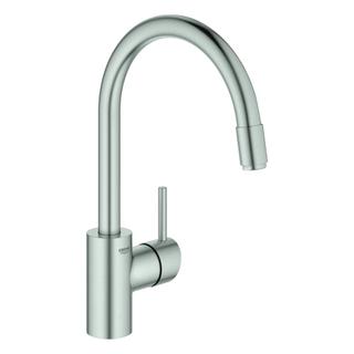 GROHE Spültisch-Einhebelmischer Concetto 1/2", hoher Auslauf, herausziehbare Laminarbrause