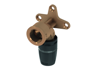 TECE Wandscheibe TECElogo Push 20mmxRp 1/2, Rotguss/Siliziumbronze