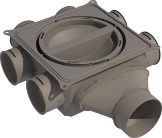 BOSCH Luftverteilkasten VK125-1S 1-lagig, Kunststoff, seitlich