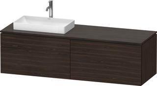 Duravit Waschtisch-Unterschrank L-Cube 162x55x48,2cm, 2 SBK, wd, AS L, N geb.