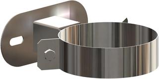 ATEC Wandabstandhalter DN 80/125, 50mm, PP, Edelstahl blank