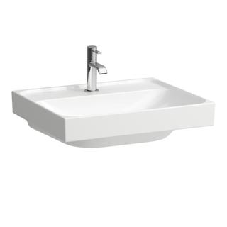 Laufen Waschtisch MEDA 55x46cm, ubf., o Ü, 1 HL P. Beck., we