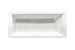 Kaldewei Badewanne PURO NEXT COMBI 1435 170x80x41cm, Sond.ÜL AS P-E, alpinweiß