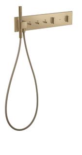 hansgrohe Fertigset ShowerComposition UP-THM, 3 Verbraucher, brushed bronze